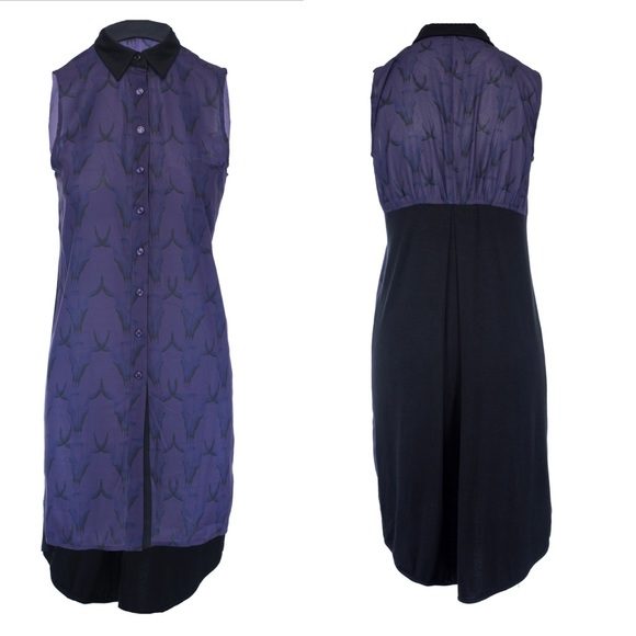 House Of Harlow High Low Hannah Collared Dress NWT - Picture 2 of 5